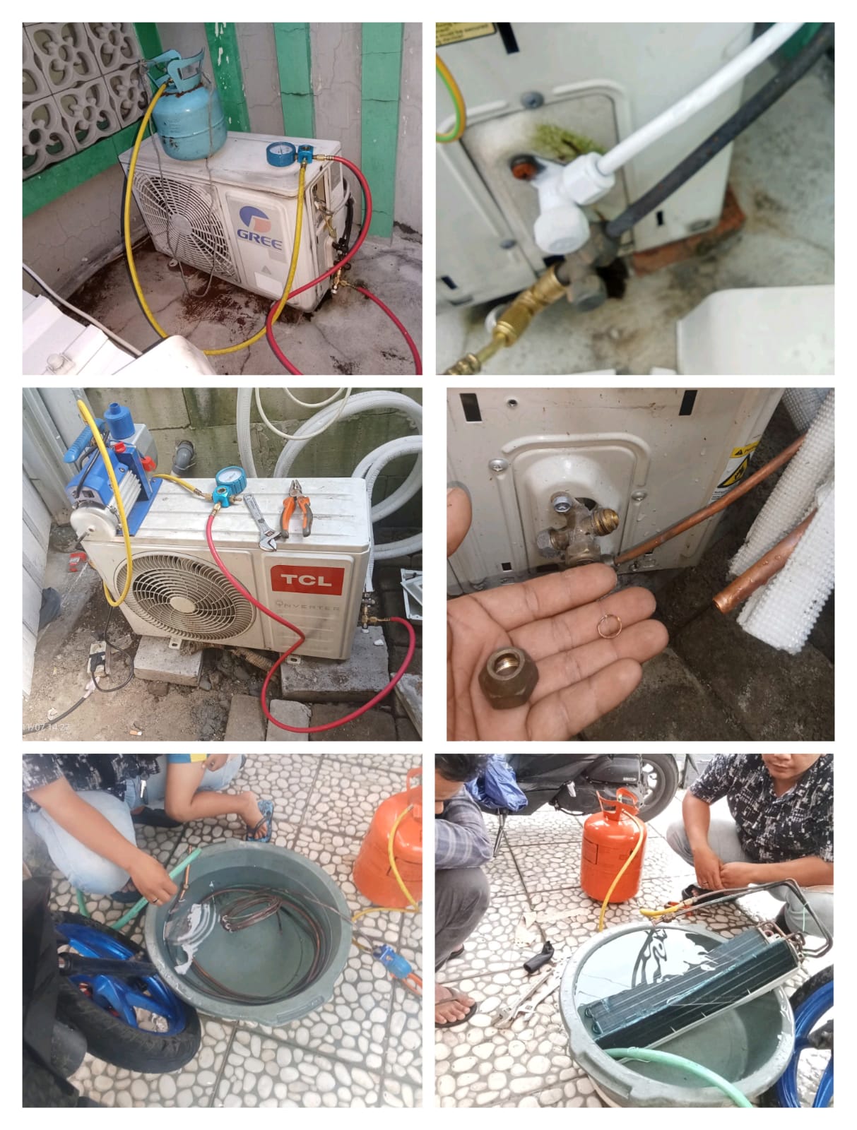 Unit outdoor AC